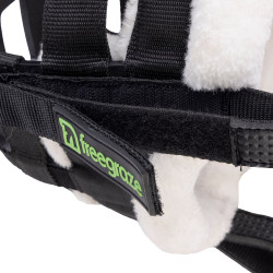 Cesta de pastoreo desmontable AirFlow Deluxe negra Shires FreeGraze Negro