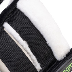 Cesta de pastoreo desmontable AirFlow Deluxe negra Shires FreeGraze Negro