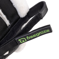 Cesta de pastoreo desmontable AirFlow Deluxe negra Shires FreeGraze Negro