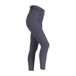 Pantalón de equitación Optima Luxe Shires Aubrion Negro