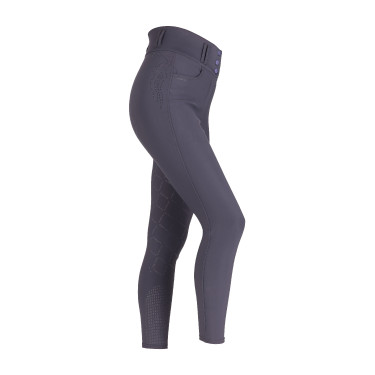 Pantalón de equitación Optima Luxe Shires Aubrion Negro