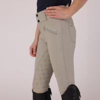 Pantalón de equitación Optima LX joven jinete Shires Aubrion Beige