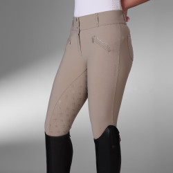 Pantalón de equitación Optima LX Shires Aubrion Beige