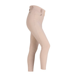 Pantalón de equitación Optima Pro Shires Aubrion Beige