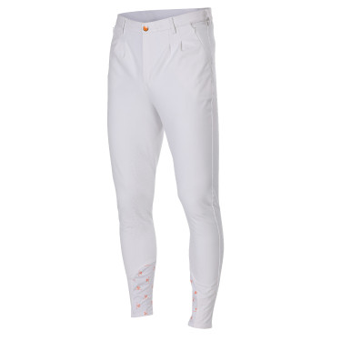 Pantalón de equitación Walton hombre Shires Aubrion Blanco