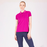 Polo técnico React Shires Aubrion Fucsia Rosa