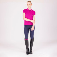 Polo técnico React Shires Aubrion Fucsia Rosa