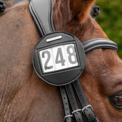 Porta-números de brida Shires Velociti Negro