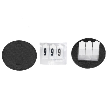 Porta-números de brida Shires Velociti Negro