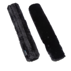 Protectores de riendas SupaFleece Shires Arma Negro