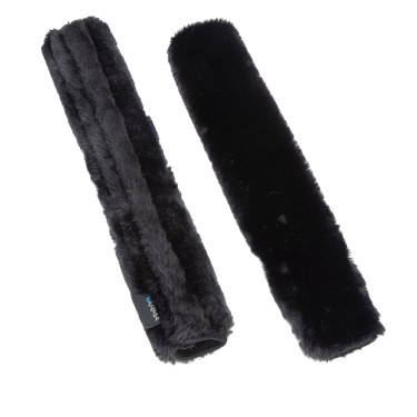 Protectores de riendas SupaFleece Shires Arma Negro