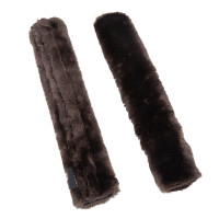 Protectores de riendas SupaFleece Shires Arma Castaño Marr&amp;amp;amp;oacute;n