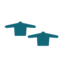Sudadera con cremallera de un cuarto React para joven jinete Shires Aubrion Martin pescador Azul