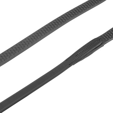 Riendas de goma suave 54" Shires Velociti Gara Negro