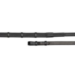 Riendas continentales con picos Shires Velociti Gara Negro