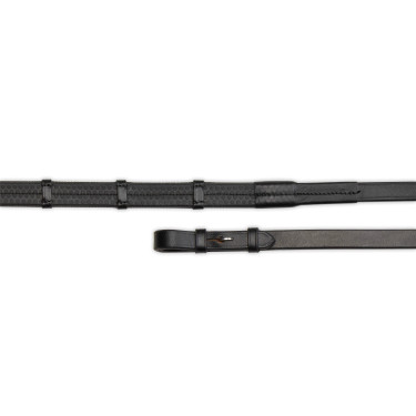 Riendas continentales con picos Shires Velociti Gara Negro