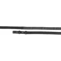 Riendas de doma flexibles Shires Velociti Gara Negro