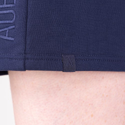 Sudadera corta de felpa React Shires Aubrion Medianoche Azul