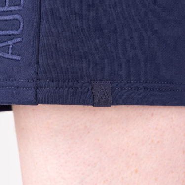 Sudadera corta de felpa React Shires Aubrion Medianoche Azul