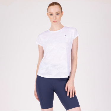 Camiseta técnica React Shires Aubrion Blanco