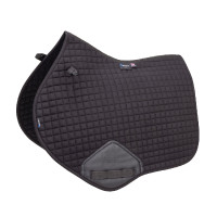 Manta de salto de algodón Deluxe Shires Arma Negro
