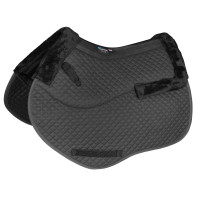 Mantilla de salto semiaforrada Shires Arma Negro