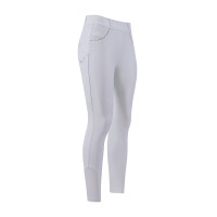 Leggings de equitación Euro-Star Maxi FullGrip para mujer Blanco
