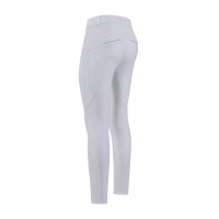Leggings de equitación Euro-Star Maxi FullGrip para mujer Blanco