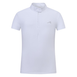 Polo de competición de manga corta Euro-Star Isabeau para niño/a Blanco Polo de competición de manga corta Euro-Star Isabeau para niño/a Blanco