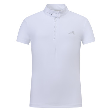 Polo de competición de manga corta Euro-Star Isabeau para niño/a Blanco Polo de competición de manga corta Euro-Star Isabeau para niño/a Blanco