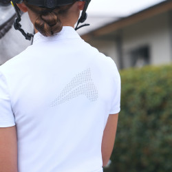 Polo de competición de manga corta Euro-Star Isabeau para niño/a Blanco Polo de competición de manga corta Euro-Star Isabeau para niño/a Blanco