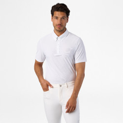 Polo de competición de manga corta Euro-Star Marlon para hombre Blanco Polo de competición de manga corta Euro-Star Marlon para hombre Blanco