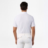 Polo de competición de manga corta Euro-Star Marlon para hombre Blanco