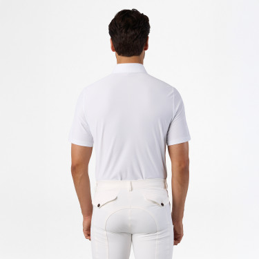 Polo de competición de manga corta Euro-Star Marlon para hombre Blanco Polo de competición de manga corta Euro-Star Marlon para hombre Blanco