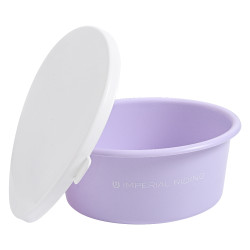 Cubo comedero con tapa 6L Imperial Riding Basic Glicina Violeta