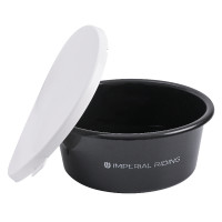 Cubo comedero con tapa 6L Imperial Riding Basic Negro