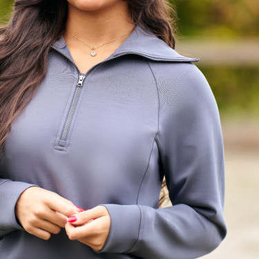 Jersey Imperial Riding Katy para mujer Gris