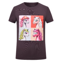 Camiseta de manga corta Imperial Riding Enjoy para niño/a Chocolate Marr&amp;amp;amp;oacute;n