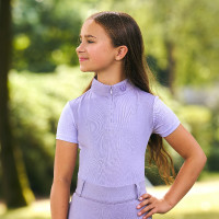 Camiseta de manga corta Imperial Riding Jamy mesh para niño/a Glicina Violeta