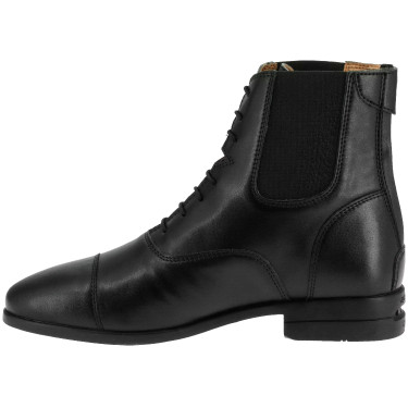Riding World Botines EK-Daily Cordones/Cremallera Negro