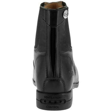 Riding World Botines EK-Daily Cordones/Cremallera Negro