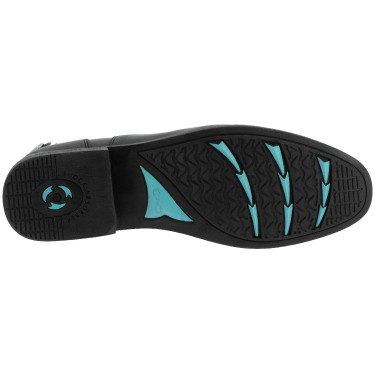 Riding World Botines EK-Daily Cordones/Cremallera Negro