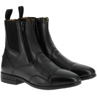 Equithème Botines de cuero EK-Duozip Negro