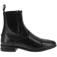 Equithème Botines de cuero EK-Duozip Negro