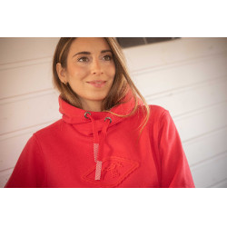 Sudadera Pénélope Louison mujer Rojo fosforescente