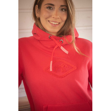 Sudadera Pénélope Louison mujer Rojo fosforescente