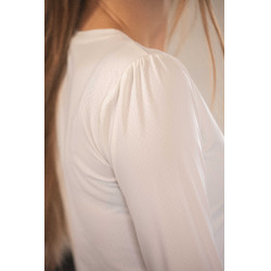 Camiseta Pénélope Techty Cha mujer Crudo Blanco