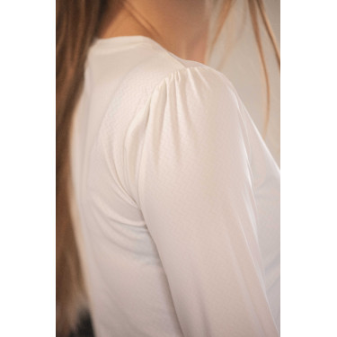Camiseta Pénélope Techty Cha mujer Crudo Blanco