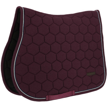 Manta de silla mixta Equithème Honey Burdeos