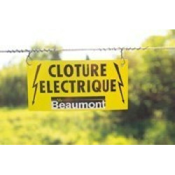 Placa de señalización para cercados Beaumont Placa de señalización para cercados Beaumont